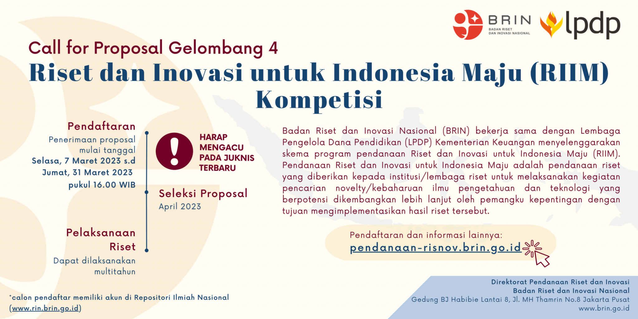 Pembukaan Riset Dan Inovasi Untuk Indonesia Maju (RIIM) BRIN 2023 – P3M ...